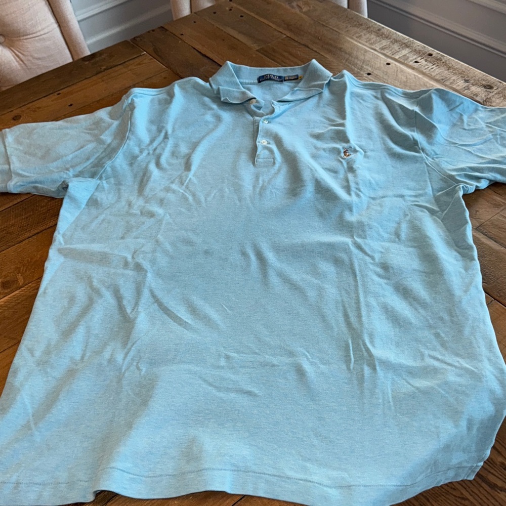 Polo Ralph Lauren Soft Touch Polo light blue Size XLT